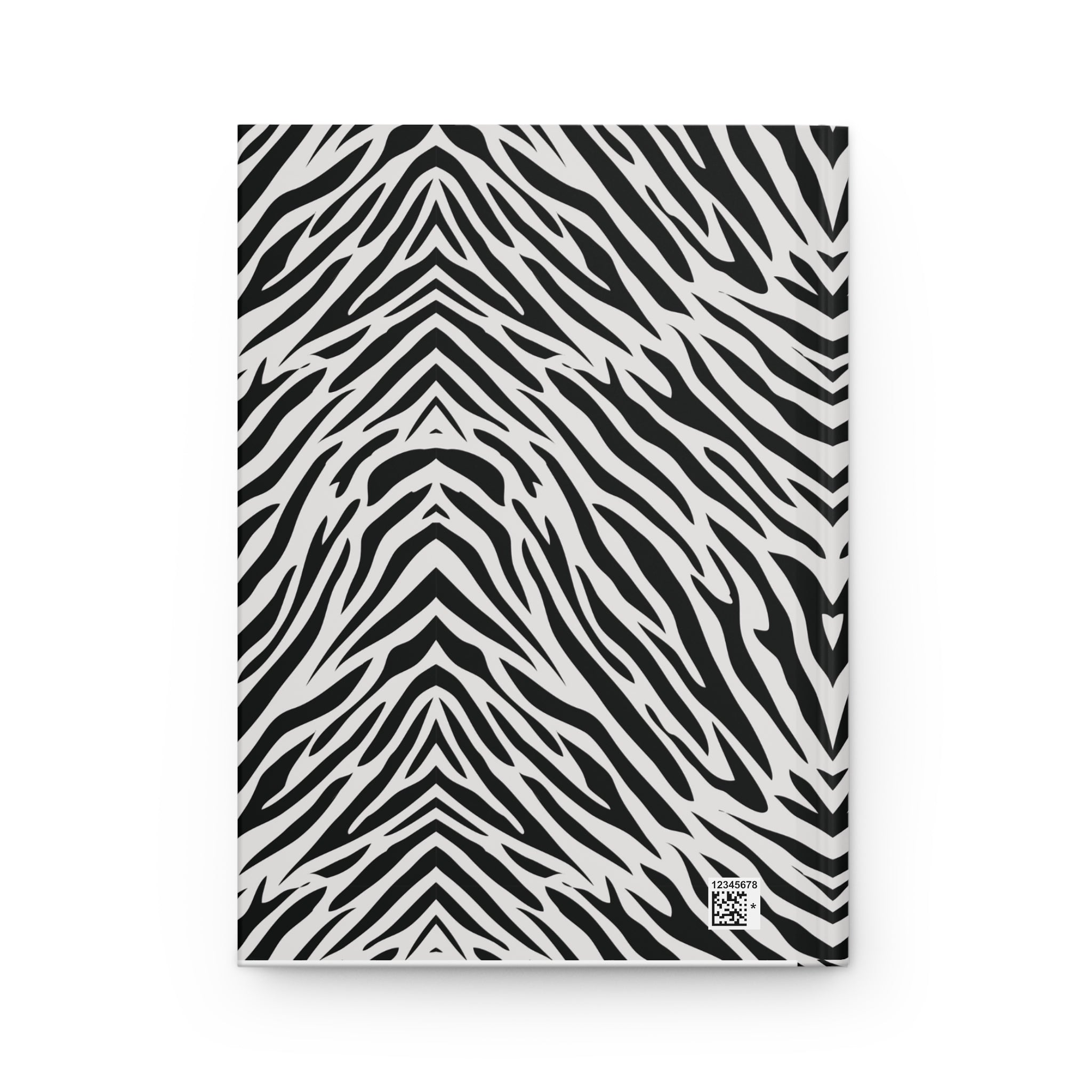 Zebra Print Hardcover Journal — Pink Accent Notebook for Notes & Journaling