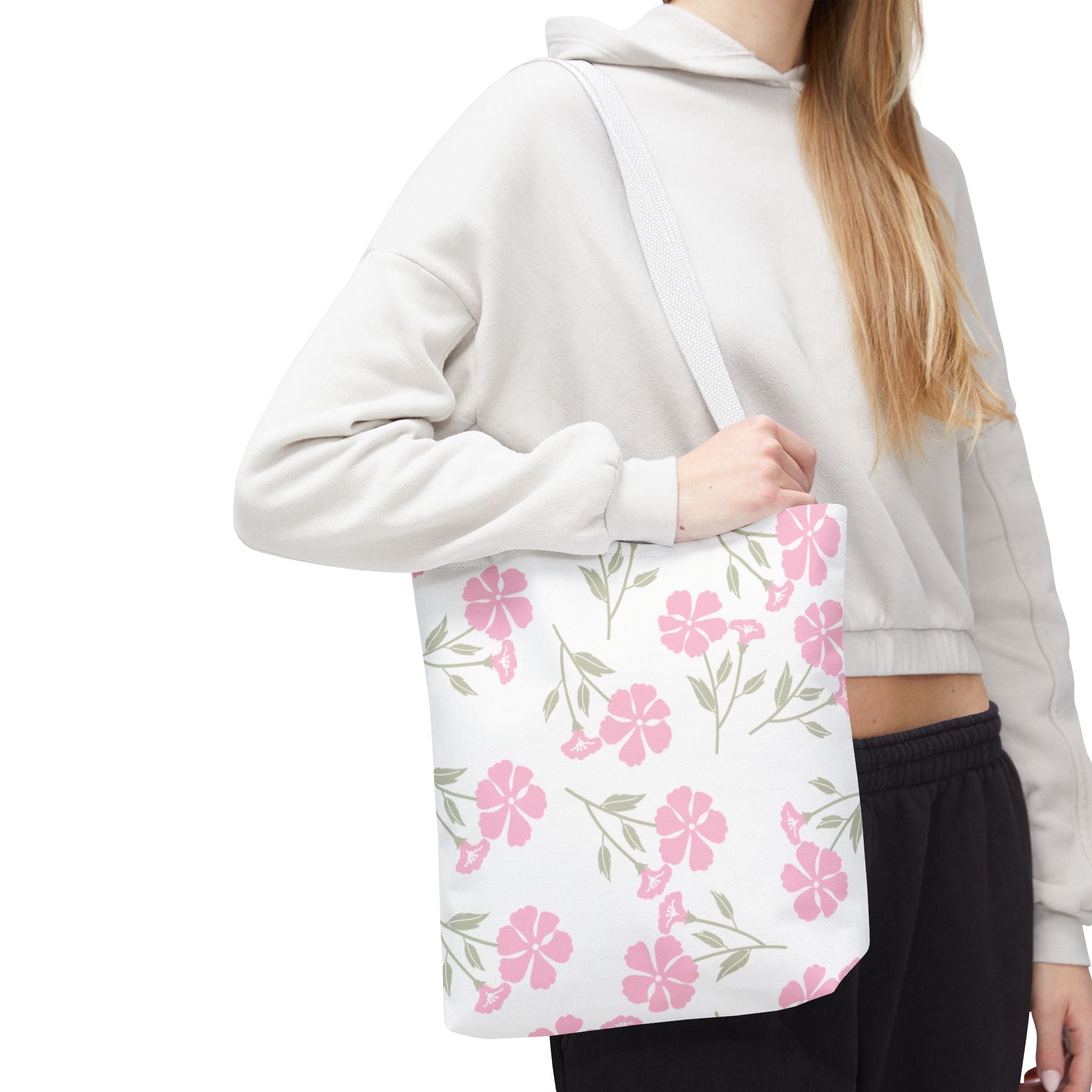 Floral Pink Blossom Tote Bag