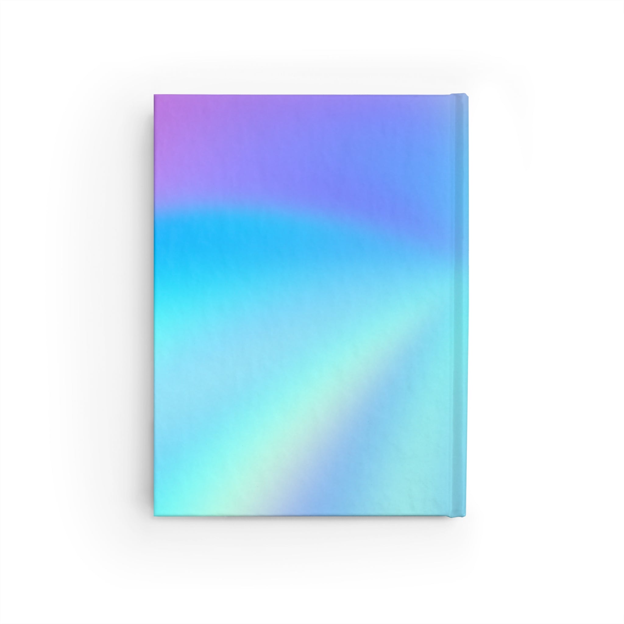 Iridescent Gradient Journal — Pastel Holographic Notebook for Notes & Journaling