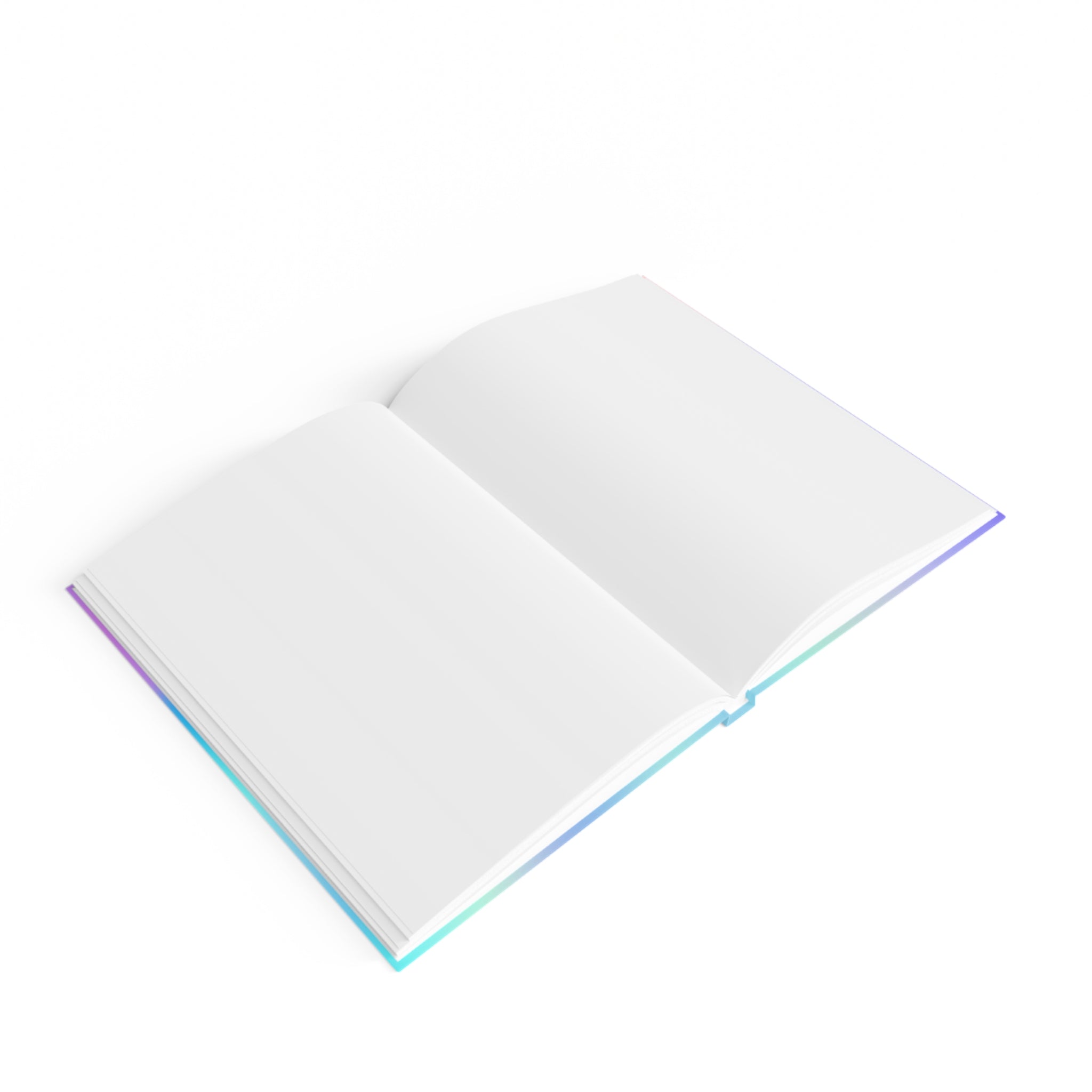 Iridescent Gradient Journal — Pastel Holographic Notebook for Notes & Journaling