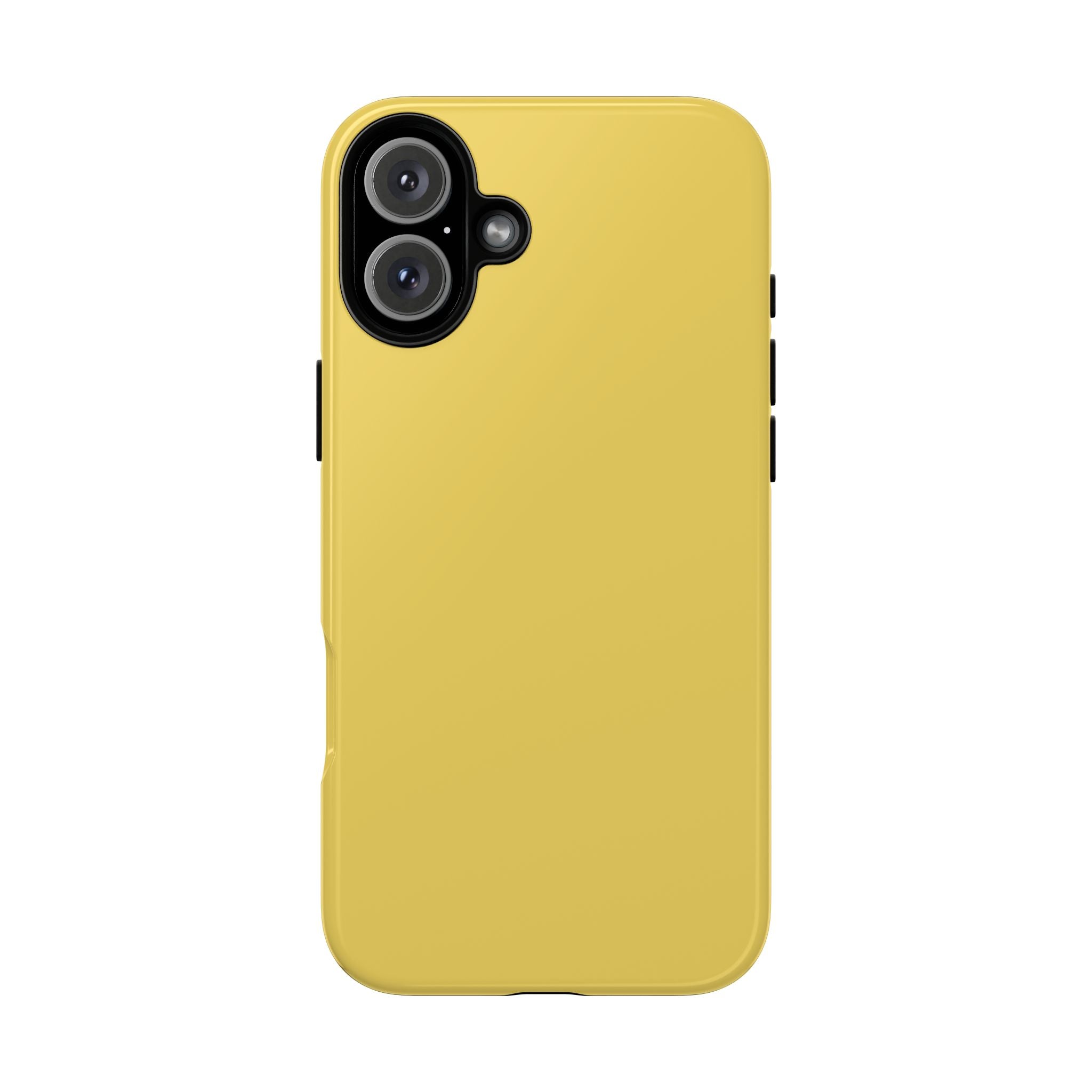Yellow Tough Phone Case — Slim Protective Shockproof iPhone Cover
