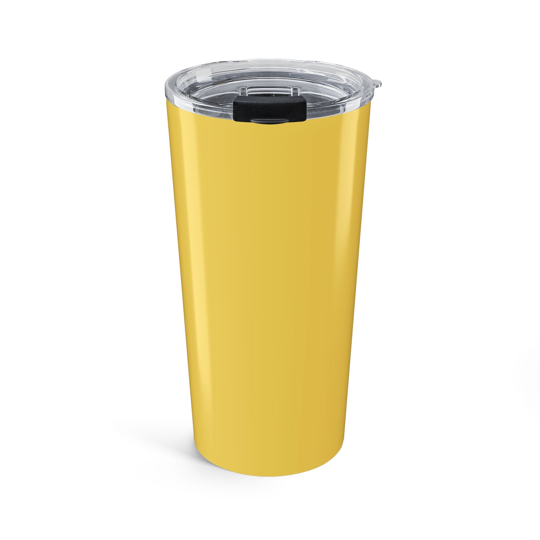 Yellow 20oz Insulated Tumbler – Travel Coffee Cup with Lid